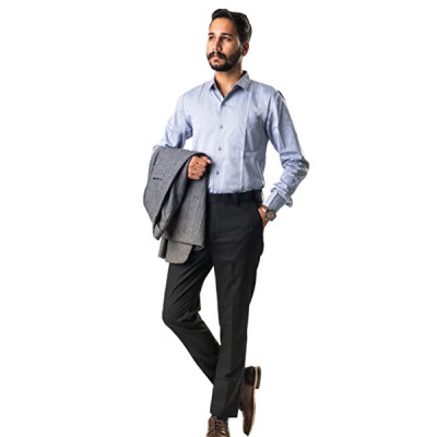 Formal Stretchable Pant with Expandable Waist for Men.